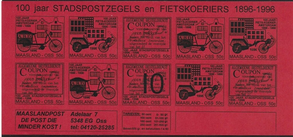 100 jaar Stadspostzegels