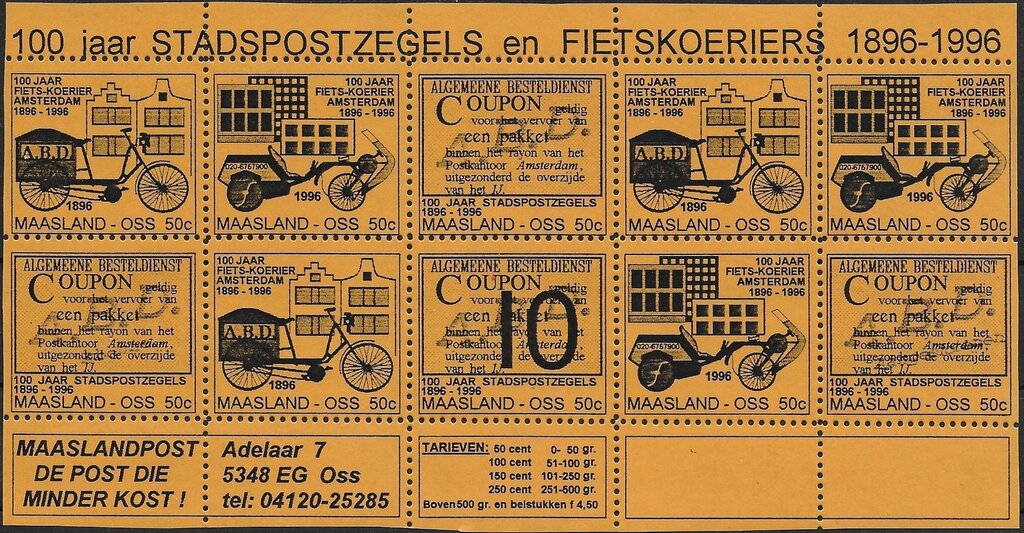 100 jaar Stadspostzegels