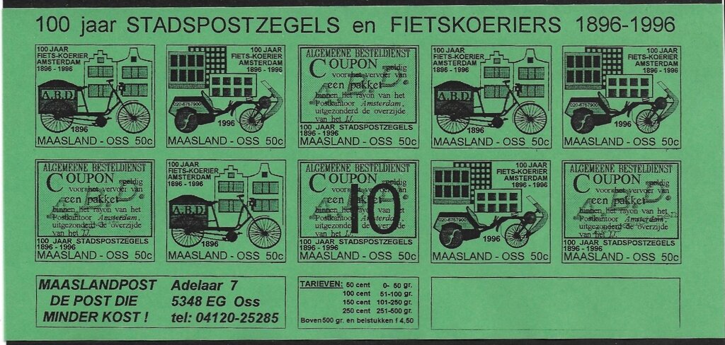 100 jaar Stadspostzegels