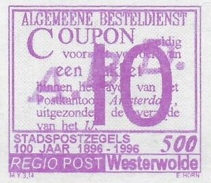 100 jaar Stadspostzegels