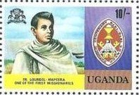 Stamp, Lourdel-Mapeera, Missionary, Uganda,  , Religion