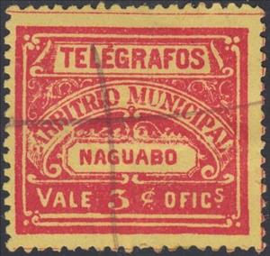 Stamp, Naguabo - Arbitrio Municipal, Puerto Rico,  , Telegraphy