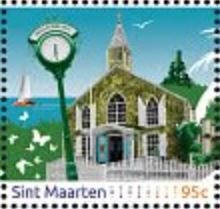 Stamp, The Friendly Island, Sint Maarten,  