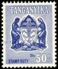 Stamp, Coat of Arms of Tanganyika, Tanganyika,  , Coats of Arms