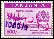Boeing 747, airport and coat of arms of Tanganyika