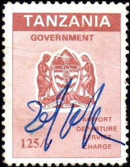 Stamp, Coat of arms of Tanganyika, Tanzania,  , Airports, Coats of Arms