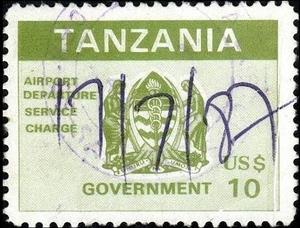 Stamp, Coat of arms of Tanganyika, Tanzania,  , Airports, Coats of Arms