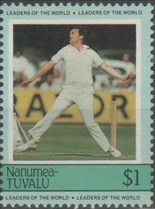 Stamp, P. Carrick, Tuvalu, Nanumea,  , Cricket, Sports