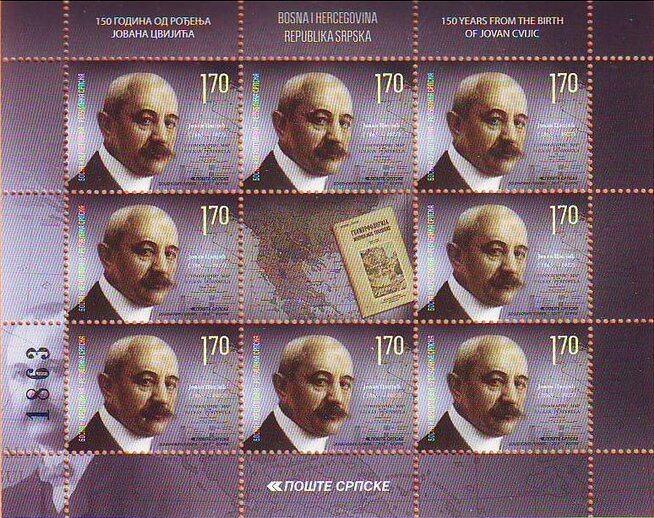 150th Birth Anniversary of Jovan Cvijić (1865-1927)