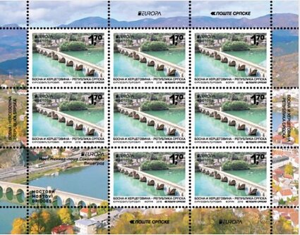 Bridge across the Drina in Visegrad
