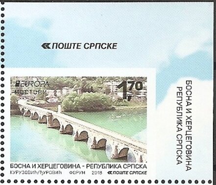 Bridge across the Drina in Visegrad