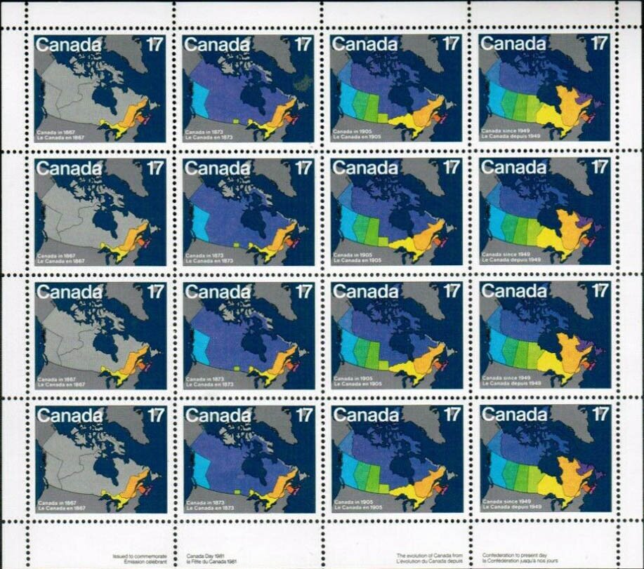 Evolution of Canadian Borders