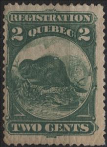 Stamp, North American Beaver (Castor canadensis), Canada,  , Animals (Fauna), Beavers