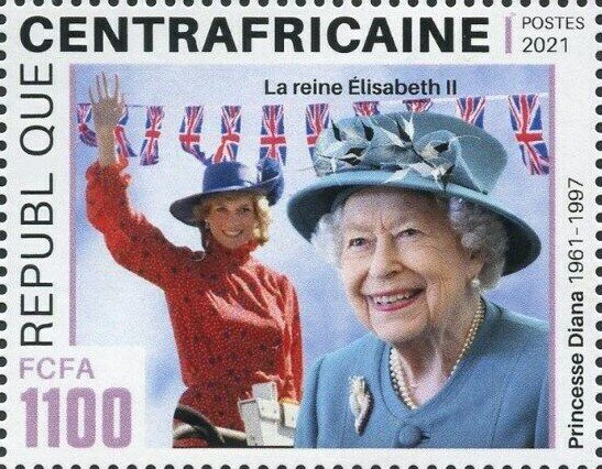 Princess Diana and Elizabeth II