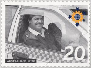 Stamp, Advantage Australia - Australians 12/30, Cinderellas,  , Cars, People, Symbols