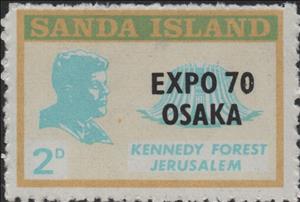 Stamp, Osaka Expo, Cinderellas,  , Expositions