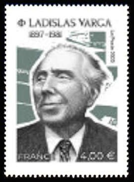 Stamp, Ladislas Varga, France,  , Philatelic Exhibitions, Philately