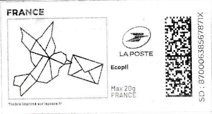 Bird with Letter 1. Redesign
