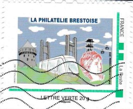 Stamp, Brestoise Philately, France,  , Philately