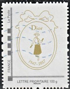 Stamp, Dior 1947-2017, France,  , Fashion
