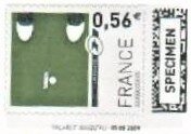 Stamp, Golf Shoes, France,  , Golf, Sports
