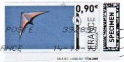 Stamp, Hangglider, France,  , Hanggliding, Sports