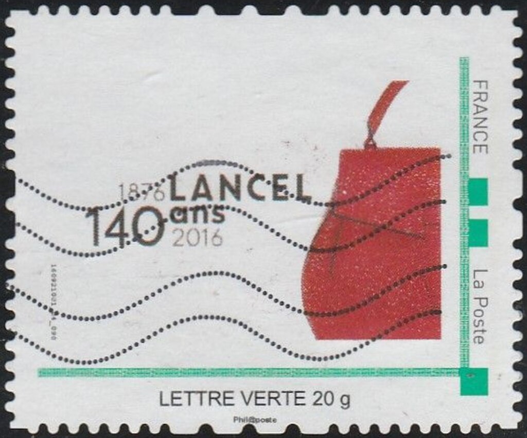 Lancel 140 years 1876 2016. Red Handbag