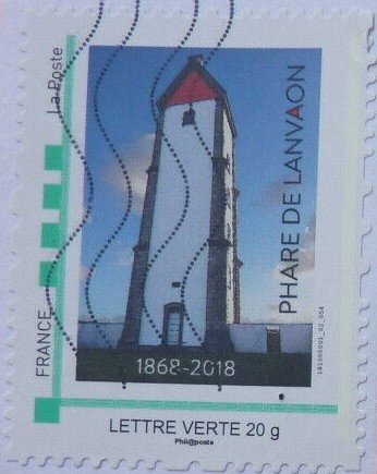 Lighthouse. Lanvoan Phare 1868 2018