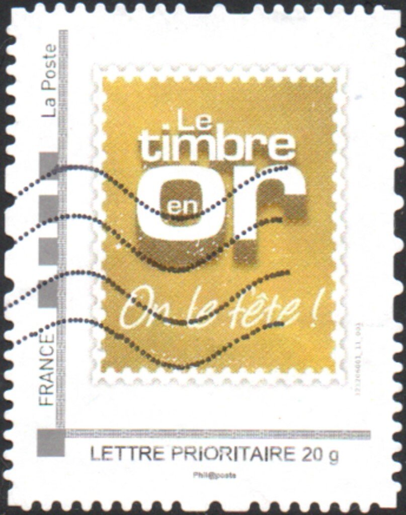 Timbre en or Fete. Golden Stamp Festival