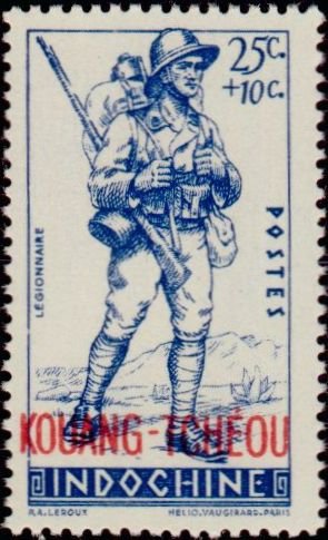 Stamp, Defense of the Empire, French Colonies,  