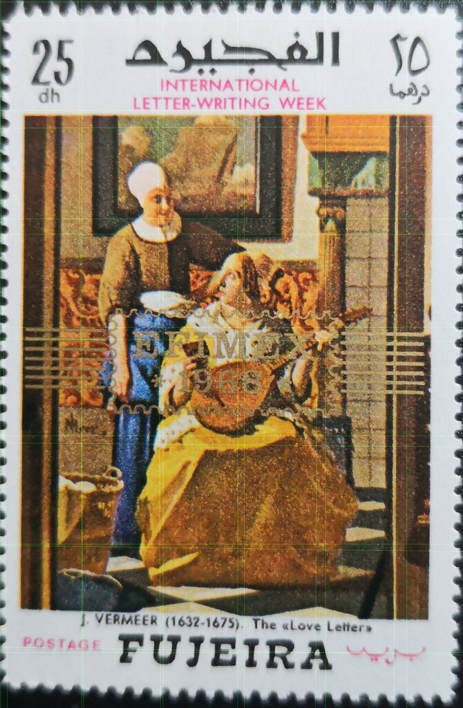 The love letter, by Jan Vermeer (1669/1670)