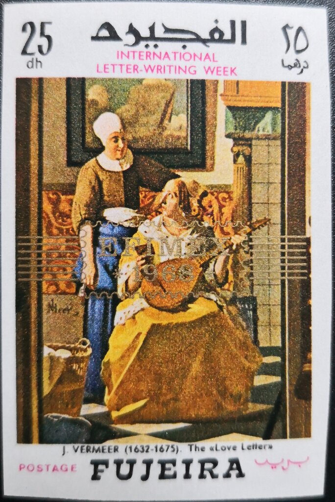 The love letter, by Jan Vermeer (1669/1670)