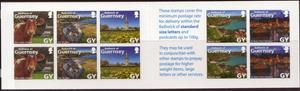 Booklet Pane, Love the Bailiwick, Guernsey,  , Animals (Fauna), Beaches, Cattle, Churches - Cathedrals - Basilicas - Chapels, Mammals, Ports