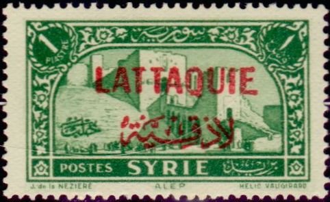 Stamps of Syria overloaded