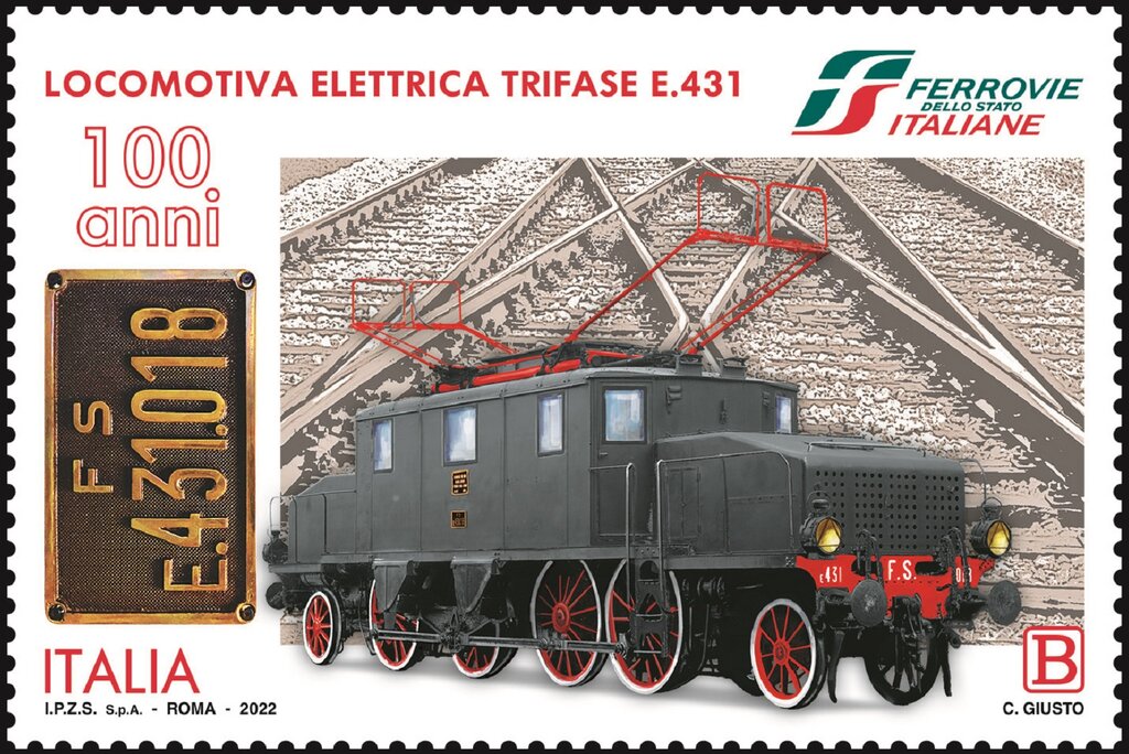 First Electric Locomotive E.431.01B, Centenary