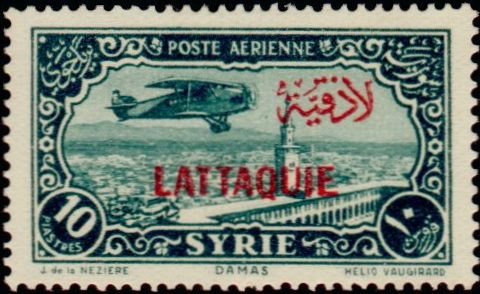 Stamps of Syria overloaded