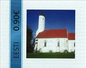 Stamp, Harju-Risti kirik, Personalized and Private Mail Stamps,  , Churches - Cathedrals - Basilicas - Chapels