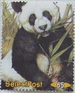 Stamp, Panda, Personalized and Private Mail Stamps,  , Animals (Fauna), Pandas