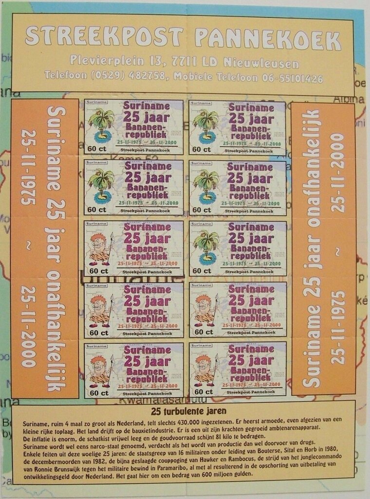 Suriname 25 jaar Bananae-republiek