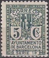 Coat of Arms of Barcelona - Serie 1a.
