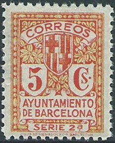 Coat of Arms of Barcelona - Serie 2a.