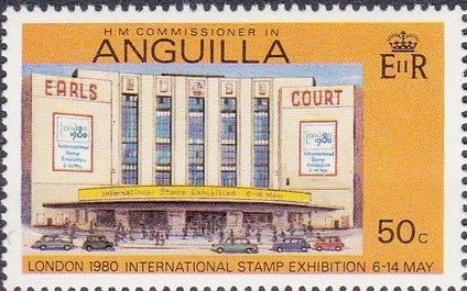 Stamp, Earls Court Exhibition Hall, Anguilla,  