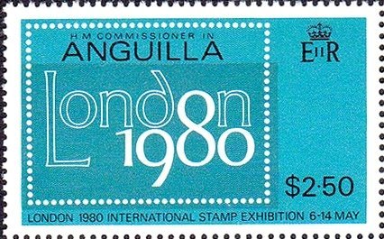 Stamp, Exhibition emblem, Anguilla,  
