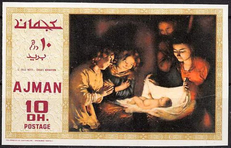 Holy Family with praying angels; Gerard van Honthorst (1590…
