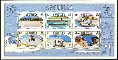 Souvenir Sheet of 6, Salt Industry