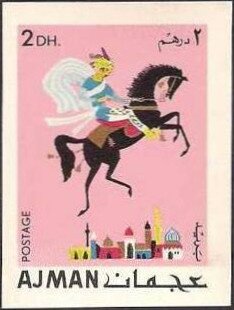 The black horse