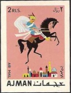 The black horse