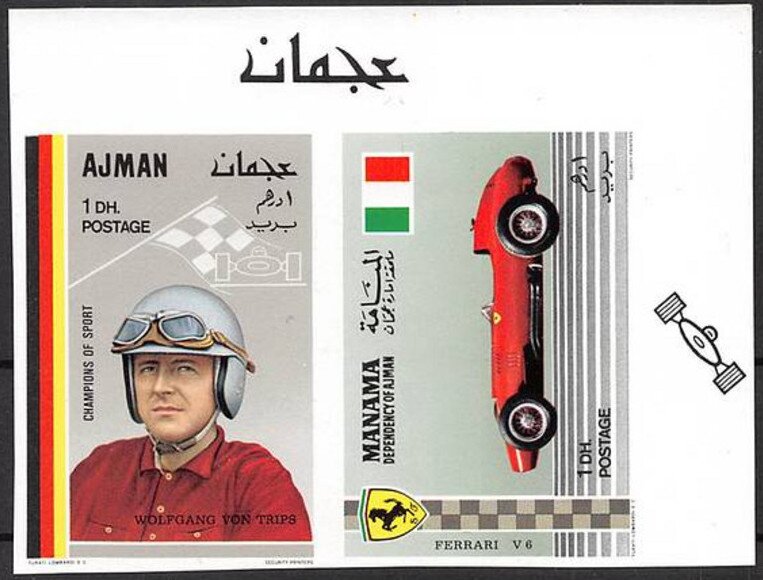 W. Graf Berghe von Trips and Ferrari V6