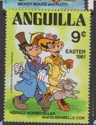 Stamp, Different Disney character(s), Anguilla,  , Disney