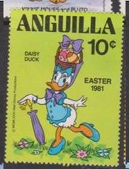 Stamp, Different Disney character(s), Anguilla,  , Disney